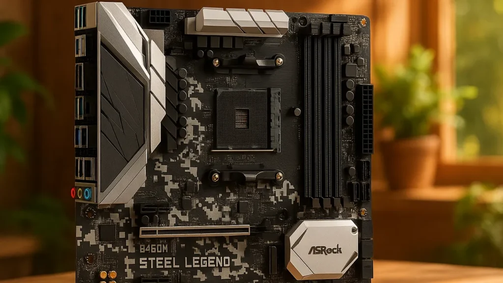 Placa Mãe ASRock B450M Steel Legend: Conectividade Moderna e Estabilidade AMD
