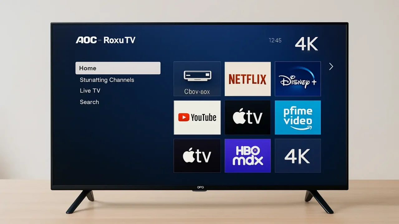 Smart TV 50" AOC Roku 4K: análise completa e sem filtros
