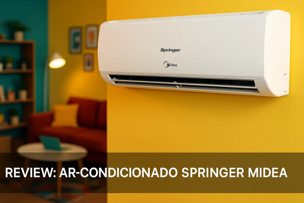 Springer Midea AirVolution 9000 BTUs: análise completa e sem filtros