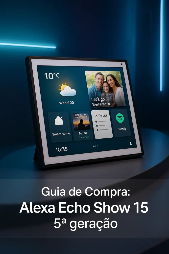 5 Melhores Alexa Echo Show 15 5ª Geração para Comprar em 2025