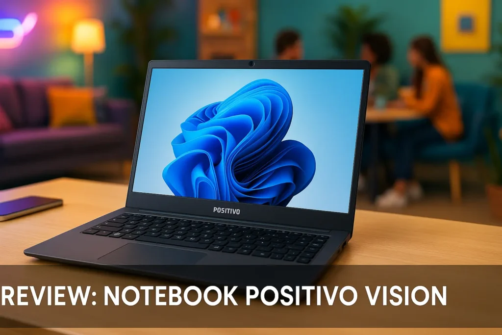 Notebook Positivo Vision C15: Tela 15", Tecla Link, Fanless
