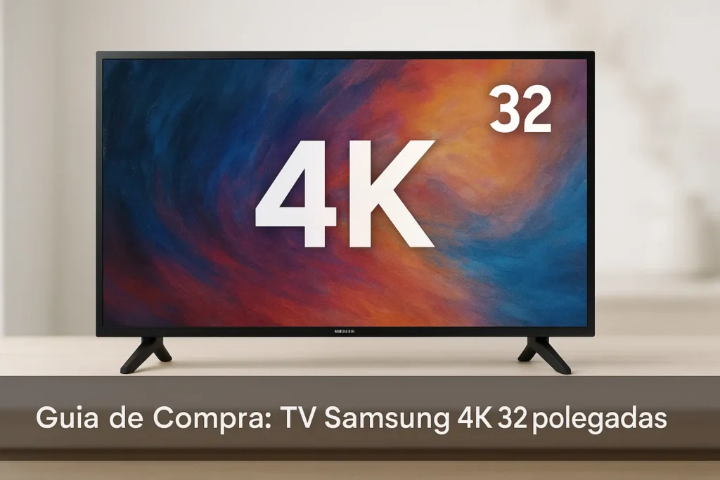 Guia de Compra: 5 Melhores TV Samsung 4K 32 Polegadas Recomendadas por Especialistas