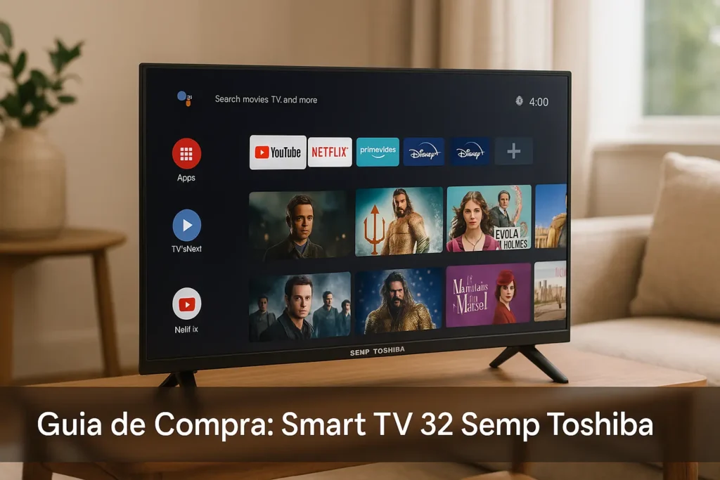 5 Smart TVs 32 Semp Toshiba Mais Recomendadas em 2025