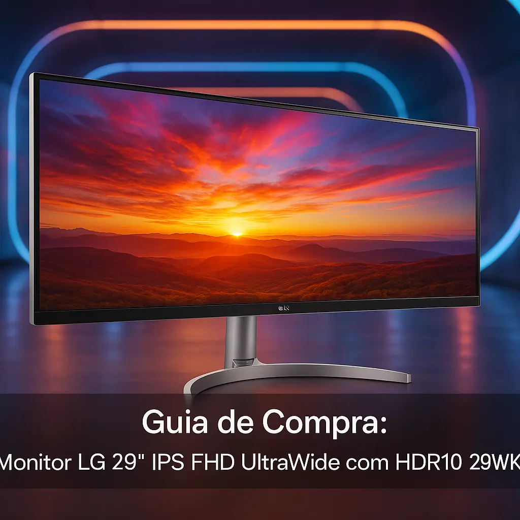 Guia de Compra: 5 Melhores Monitores LG UltraWide 29" IPS para 2025