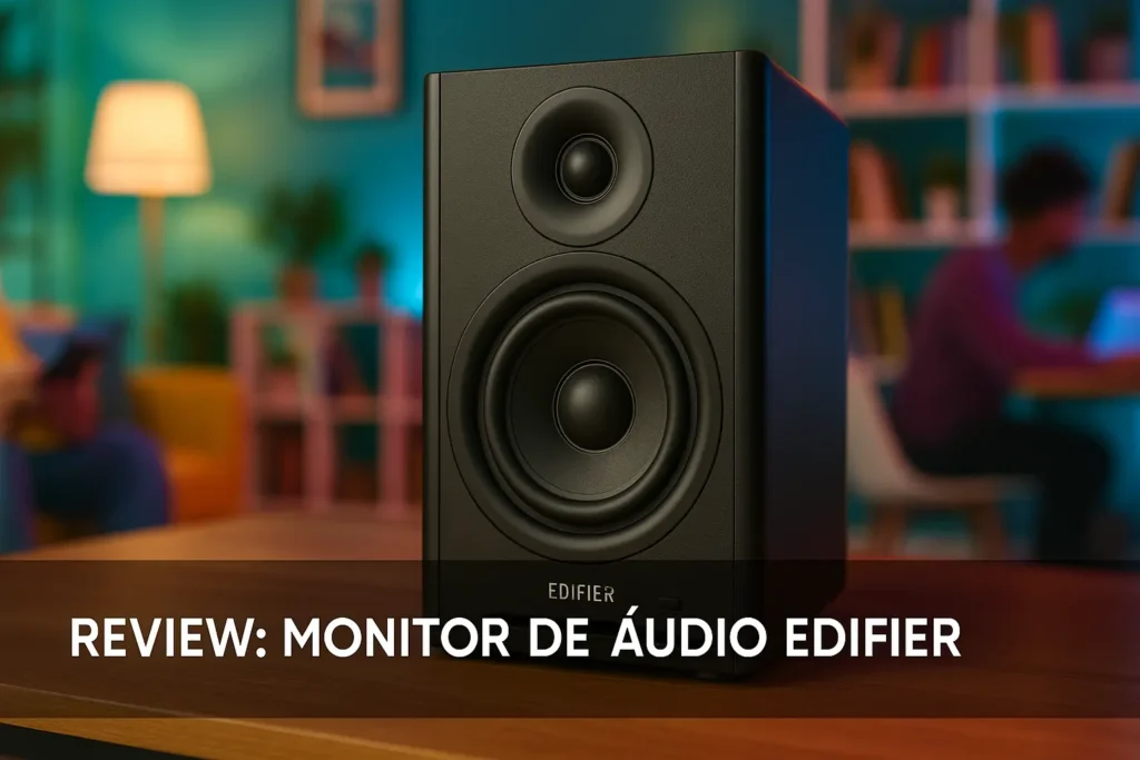 Edifier R1000T4: Som Estéreo Preciso e Design Compacto