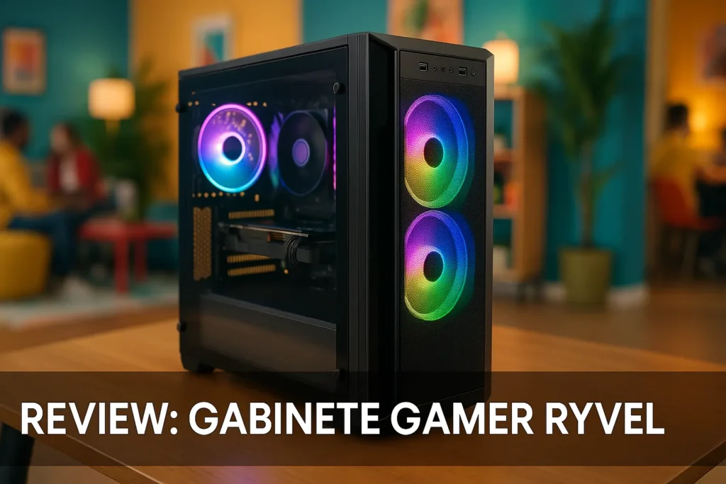 Gabinete Gamer Ryvel Hymir: Estilo e Refrigeração com 9 Fans ARGB
