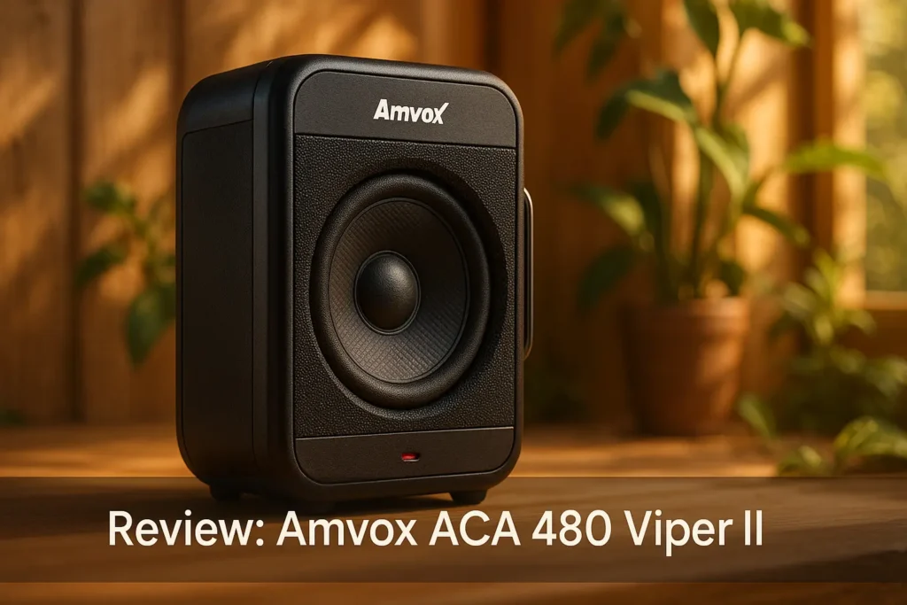 Amvox ACA 480 Viper II: potência e conectividade