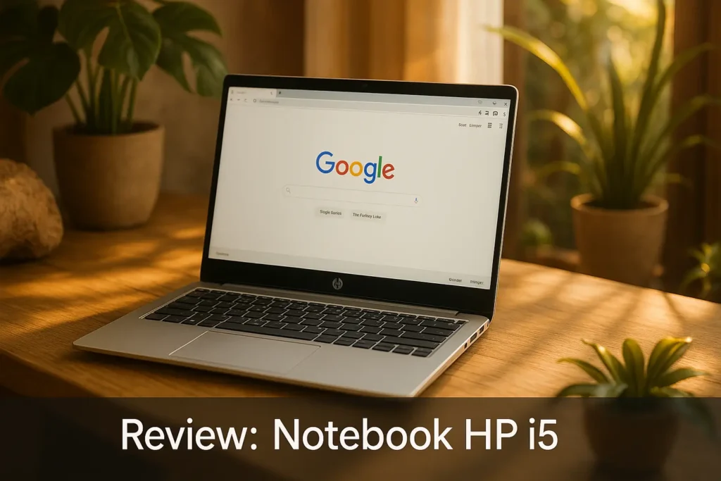 Notebook HP i5 1215U: desempenho ágil e confiável