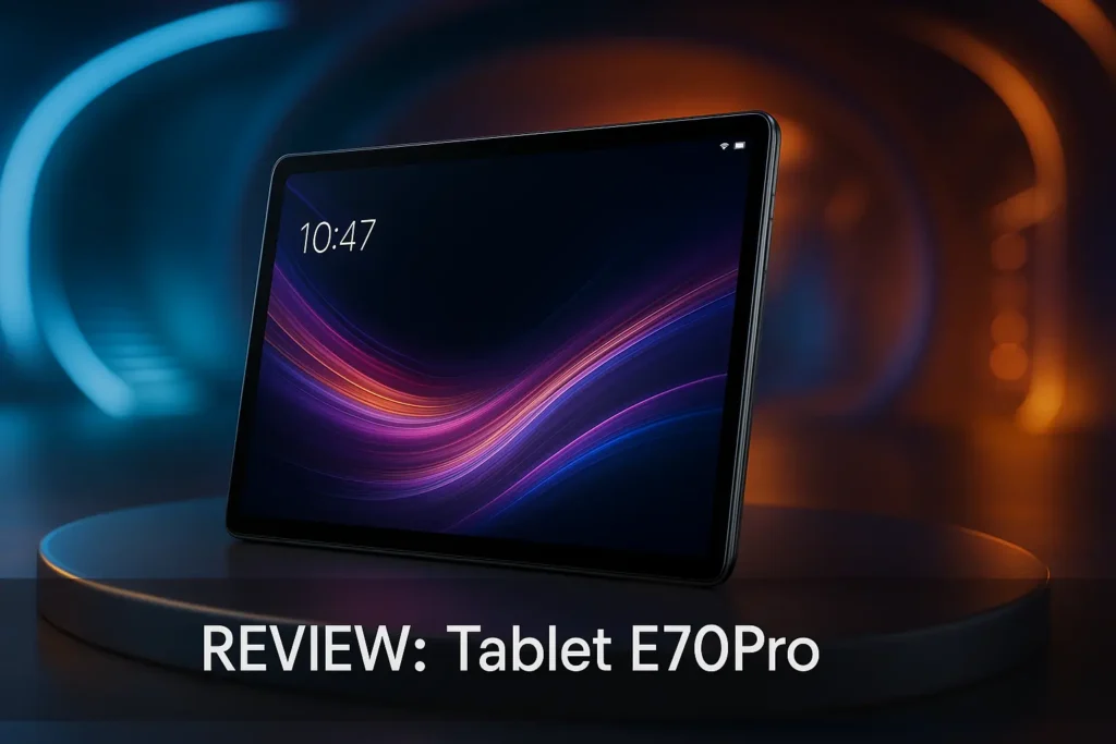 Tablet E70Pro com Tela de 11,6" e 8 GB RAM