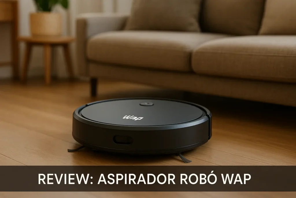 WAP ROBOT W400: Robô Aspirador com 3 Modos de Limpeza