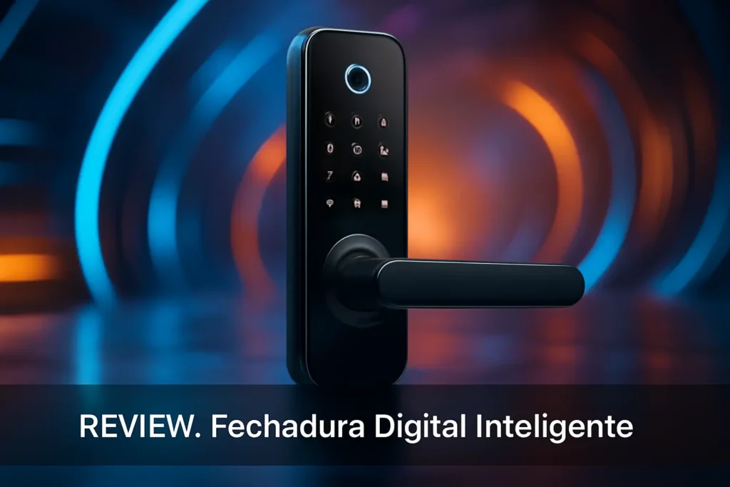 Fechadura Digital Inteligente: Desbloqueio por Biometria e App
