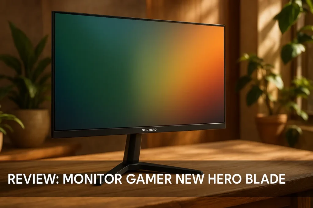 Monitor Gamer New Hero Blade 23.8" IPS com 180Hz e 1ms