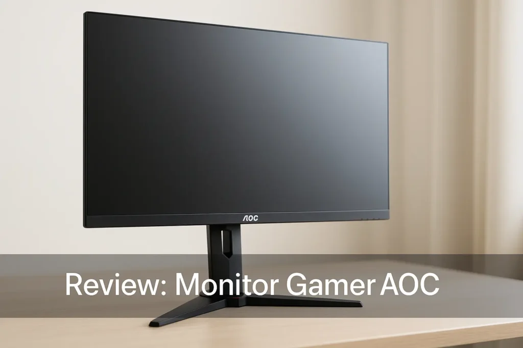 Monitor AOC 24G30E: fluidez e fidelidade em jogos