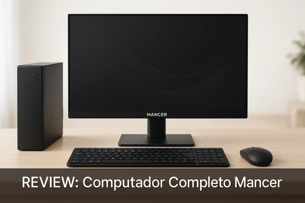 Computador Mancer Intel i7 com SSD 480GB e Monitor 19"