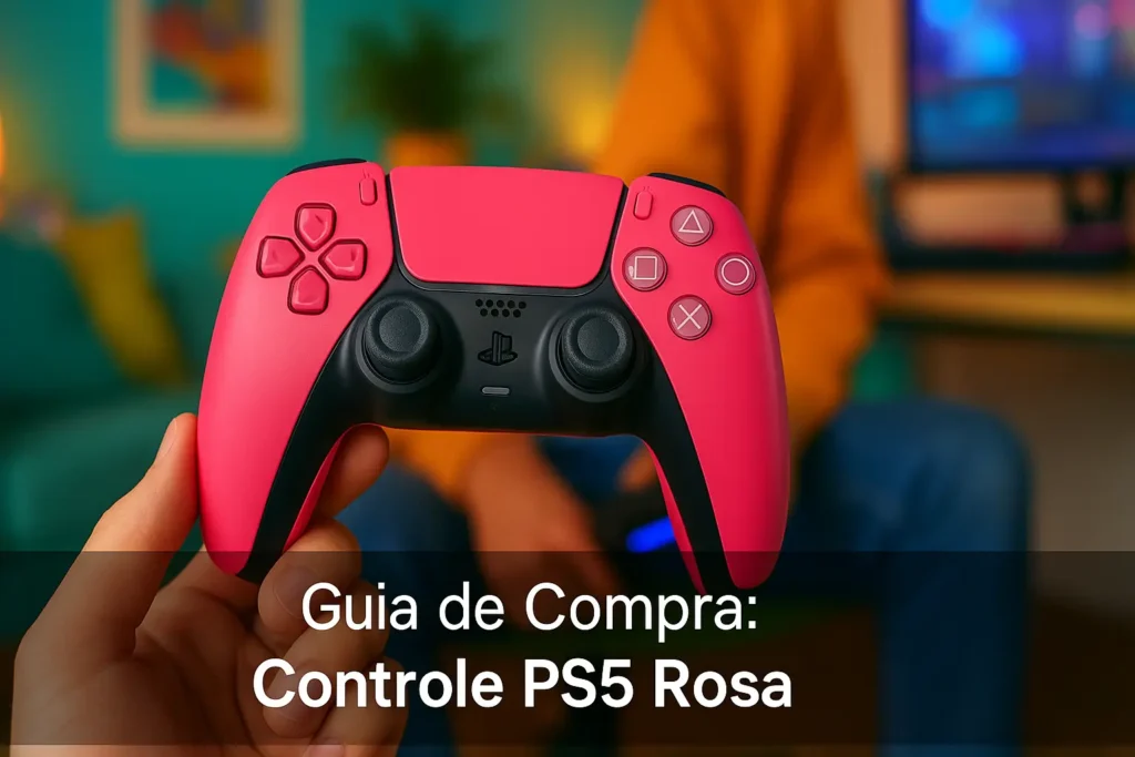 Guia de Compra: 5 Melhores Controle PS5 Rosa com Alta Avaliação