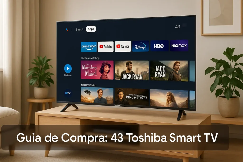 5 Melhores 43 Toshiba Smart TV Mais Vendidas no Brasil