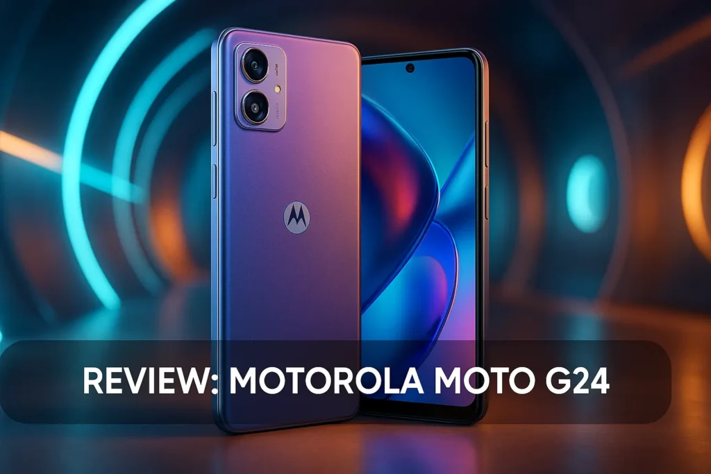 Motorola Moto G24 128GB 8GB RAM: Tela 90Hz e Câmera AI 50MP