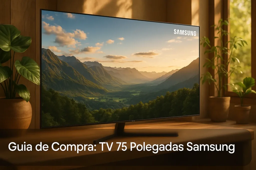 Guia de Compra: 5 Melhores TV 75 polegadas Samsung em 2025