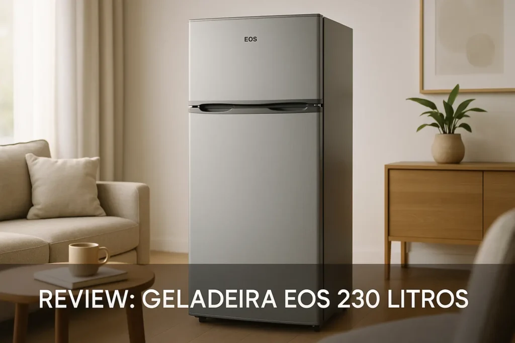 Geladeira EOS Duplex: compacta e econômica