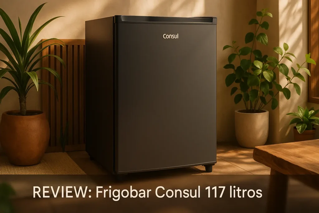Frigobar Consul 117L com Gaveta Multiuso: compacto e eficiente