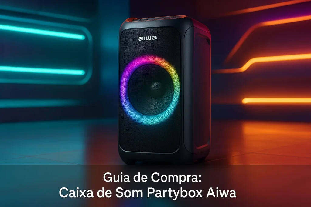 5 Melhores Caixa de Som PartyBox AIWA: Potência, Bateria e Show de Luzes