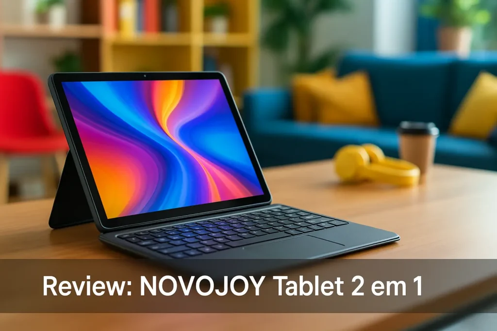 NOVOJOY Tablet 2 em 1: Praticidade, Conectividade e Versatilidade