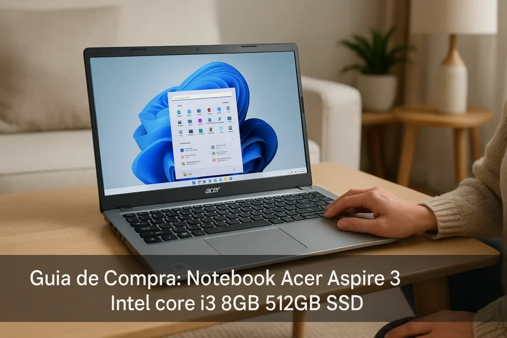 5 Melhores Notebook Acer Aspire 3 Intel Core i3 8GB 512GB SSD em 2025