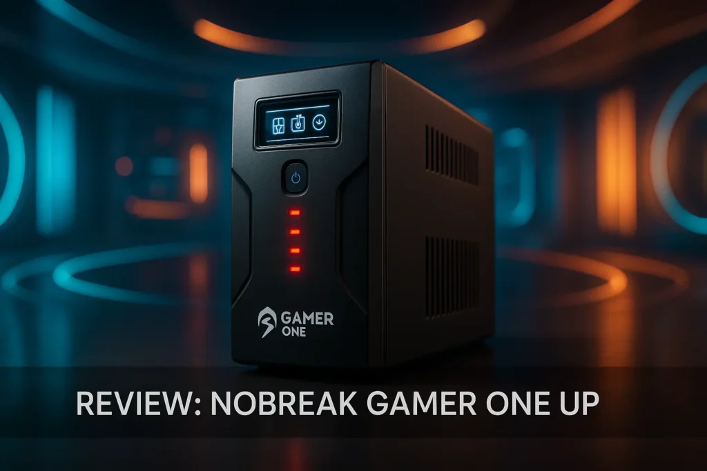 Nobreak Gamer Ragtech One Up Nitro 1000VA com 6 Tomadas