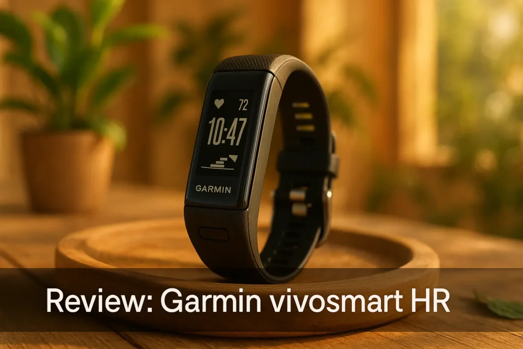 Garmin vivosmart HR: Monitoramento cardíaco e notificações inteligentes