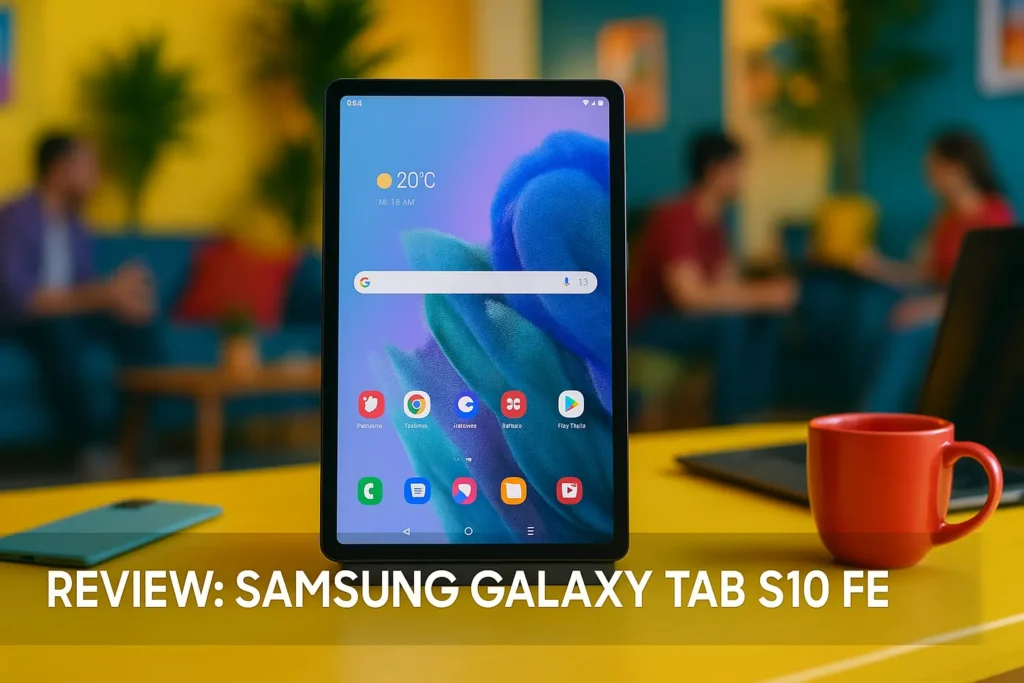Tablet Samsung Galaxy Tab S10 FE surpreende nos testes