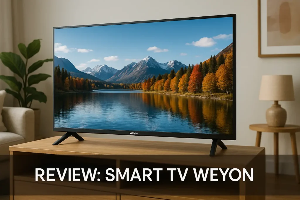 Smart TV Weyon 32" HD é boa? Testamos