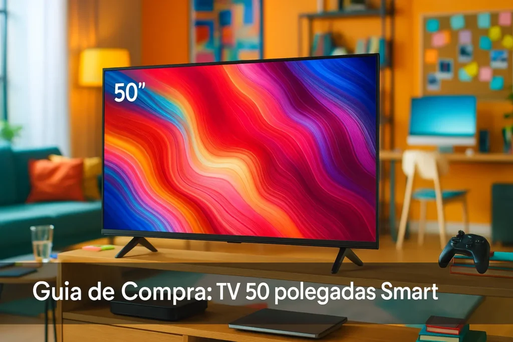 5 Melhores TV 50 Polegadas Smart com Imagem e Conectividade Perfeitas