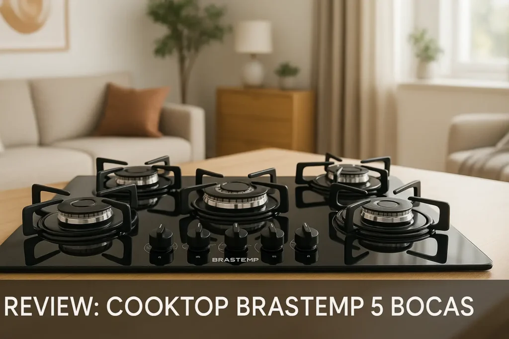 Cooktop Brastemp 5 Bocas com Acendimento Automático