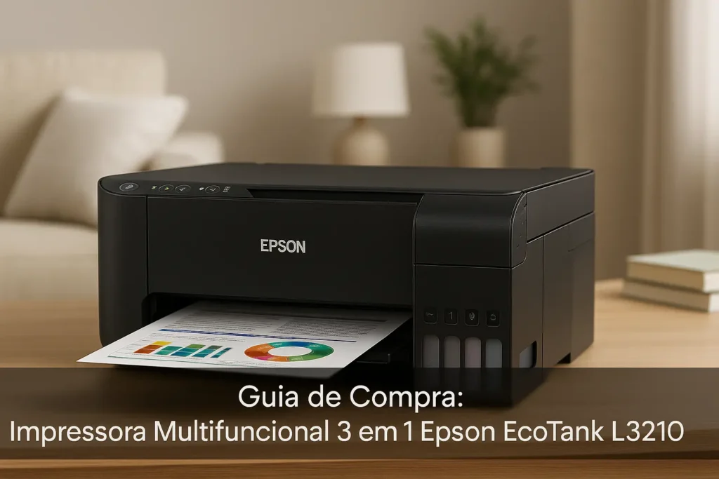 Guia de Compra: 5 Melhores Impressoras Multifuncionais 3 em 1 Epson Ecotank L3210 Segundo Nossos Testes