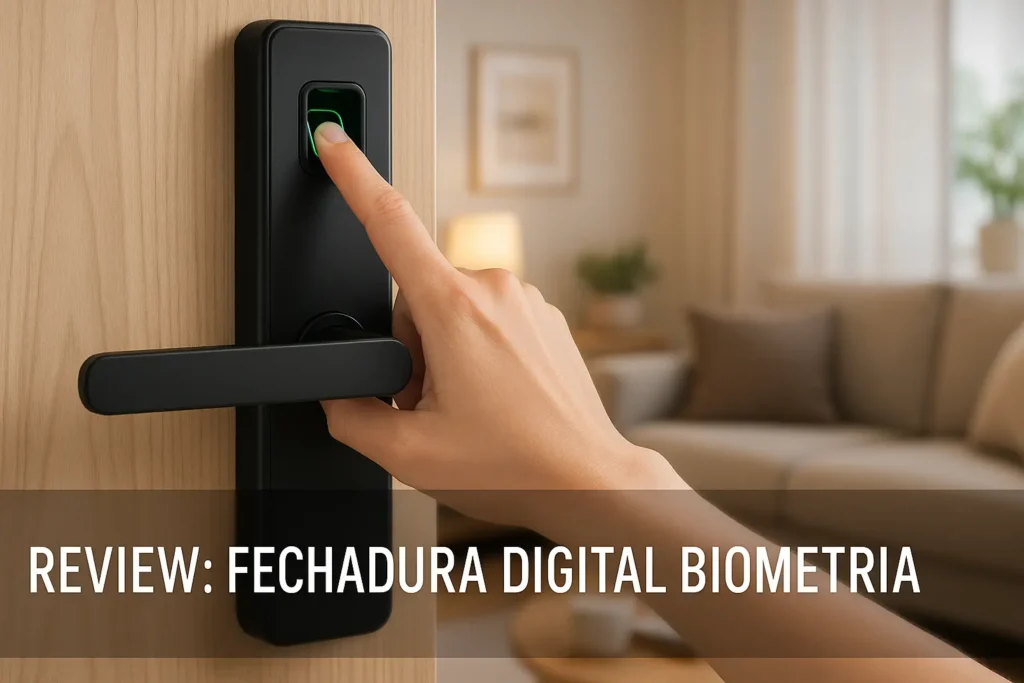 Fechadura Digital Elsys ESF-DE2000B com Biometria