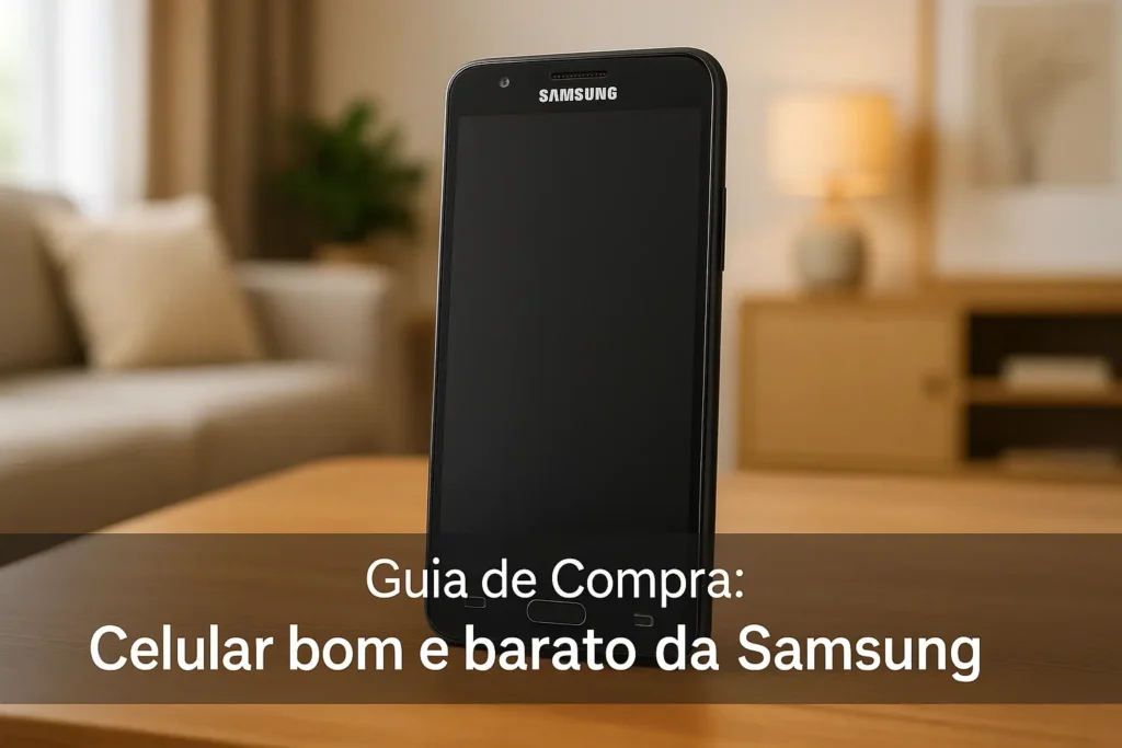 Guia de Compra: 5 Melhores Celulares Bons e Baratos da Samsung em 2025