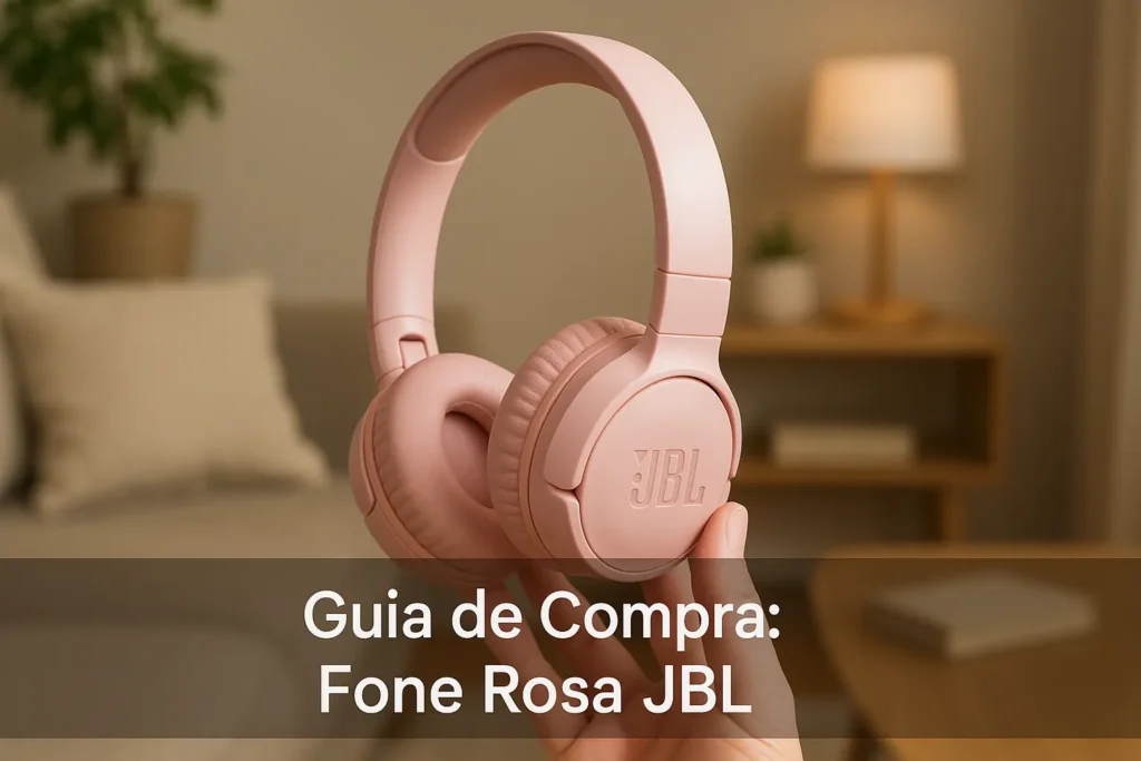 5 Fones Rosa JBL Disponíveis em Estoque Nacional