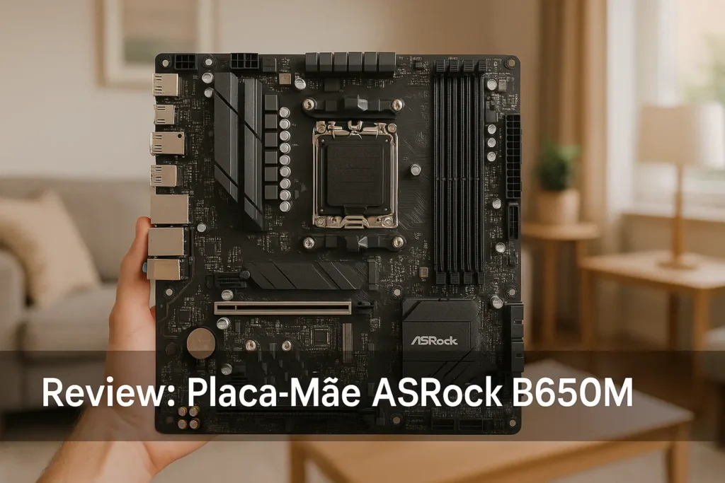 ASRock B650M PG Riptide: DDR5, AM5 e Conectividade Moderna