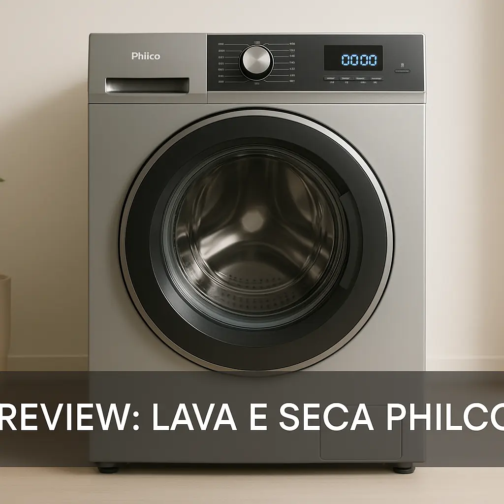 Lava e Seca Philco 11kg Inverter com 16 Programas
