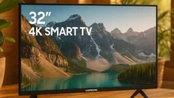 Guia rápido: 6 Smart TV 32 Samsung 4K com mais recursos