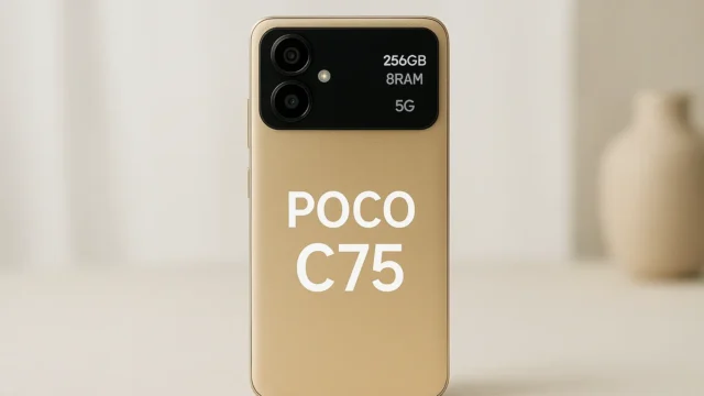 Melhor Poco C75 256GB 8 RAM 5G Gold com custo-benefício