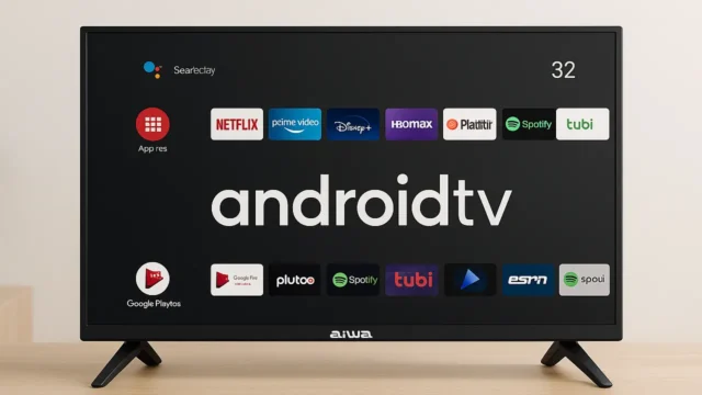 5 Aiwa Android TV 32” com Imagem HDR e Suporte Garantido