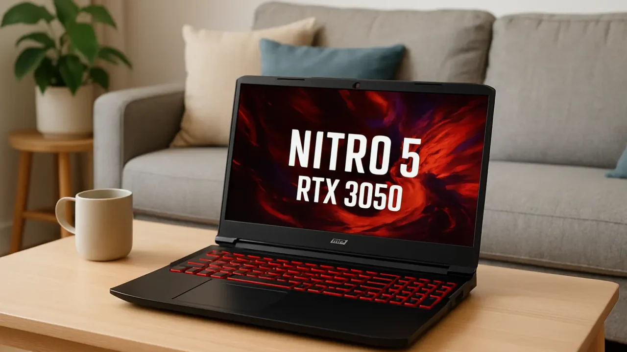 6 Nitro 5 RTX 3050: performance gamer com desconto na Amazon