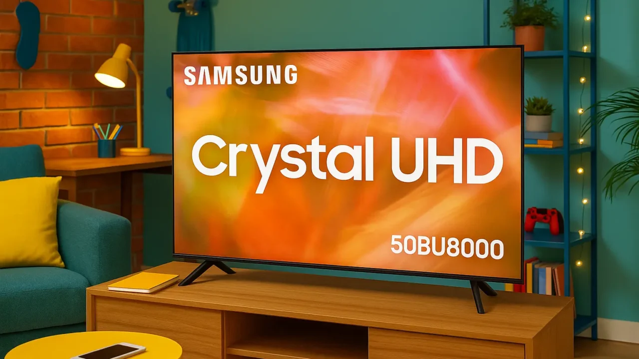 6 smart TV 50 Crystal UHD 4K Samsung com nota máxima