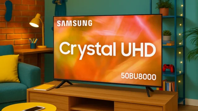 6 smart TV 50 Crystal UHD 4K Samsung com nota máxima
