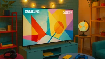 Samsung QLED 55 barato com alta avaliação