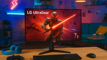 6 monitor gamer LG ultragear 27' com design premium por preço justo