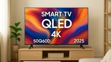 Smart TV 50 QLED 4K 50Q60D 2025 Samsung barata