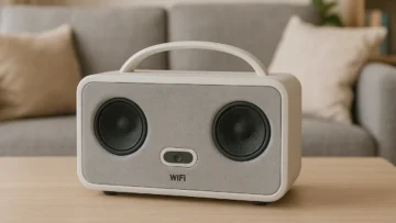5 Boombox Wi-Fi de Alta Potência e Qualidade Sonora