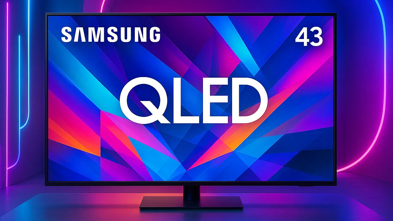 5 Samsung QLED 43 com Garantia Estendida e IA Avançada